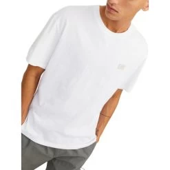 T-shirt Jack & Jones Avec Manches Courtes Et Col Rond Blanc -Passons à la mode masculine ! 118051 153671vt t shirt jack et jones avec manches courtes et col rond blanc 05 600x600