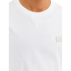T-shirt Jack & Jones Avec Manches Courtes Et Col Rond Blanc -Passons à la mode masculine ! 118051 153671vt t shirt jack et jones avec manches courtes et col rond blanc 06 600x600
