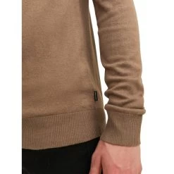 Pull Jack & Jones Et Col Roulé Camel -Passons à la mode masculine ! 118109 153569vt pull jack et jones et col roule camel 07 600x600