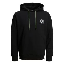 Sweat à Capuche Jack & Jones Et Col à Capuche Noir