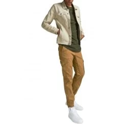 Pantalon Jack & Jones Paul Flake Coton Mélangé Camel -Passons à la mode masculine ! 118161 153560vt pantalon jack et jones paul flake coton melange camel 05 600x600