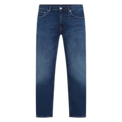Jean Tommy Hilfiger Big & Tall Madison Grande Taille Coton Mélangé Indigo Délavé