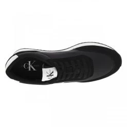 Calvin Klein Jeans Baskets Running Calvin Klein Cuir Nubuck Noir à Semelle Surélevée -Passons à la mode masculine ! 118286 20200ch baskets running calvin klein cuir nubuck noir a semelle surelevee 05 600x600