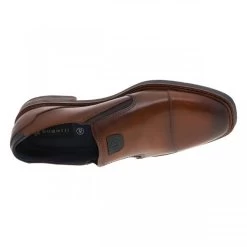Mocassins Bugatti Marron Cognac à Soufflet élastiqué -Passons à la mode masculine ! 118289 20162ch mocassins bugatti marron cognac a soufflet elastique 05 600x600