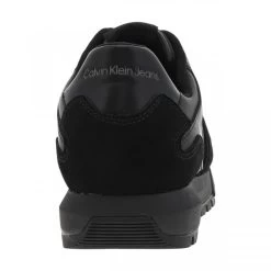 Baskets Calvin Klein En Cuir Et Nubuck Noir à Lacets Plats -Passons à la mode masculine ! 118292 20199ch baskets calvin klein en cuir et nubuck noir a lacets plats 04 600x600