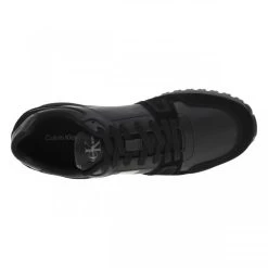 Baskets Calvin Klein En Cuir Et Nubuck Noir à Lacets Plats -Passons à la mode masculine ! 118292 20199ch baskets calvin klein en cuir et nubuck noir a lacets plats 05 600x600