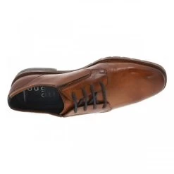 Derbies Bugatti En Cuir Fumé Marron à Talon Décroché Bas Et Bout Golf -Passons à la mode masculine ! 118950 20152ch derbies bugatti en cuir fume marron a talon decroche bas et bout golf 05 600x600