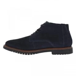 Bottines Bugatti En Croûte De Cuir Bleu Marine à Lacets Ronds -Passons à la mode masculine ! 118957 20160ch bottines bugatti en croute de cuir bleu marine a lacets ronds 03 600x600