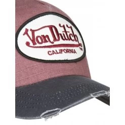 Casquette Von Dutch En Coton Bordeaux Bicolore -Passons à la mode masculine ! 118996 157070vt casquette von dutch en coton bordeaux bicolore 03 600x600