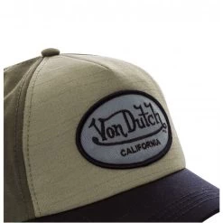 Casquette Von Dutch En Coton Kaki Bicolore -Passons à la mode masculine ! 118997 157068vt casquette von dutch en coton kaki bicolore 03 600x600