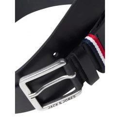 JACK&JONES Premium Ceinture Premium Cuir De Vache Bleu Marine -Passons à la mode masculine ! 119028 156353vt ceinture premium cuir de vache bleu marine 03 600x600