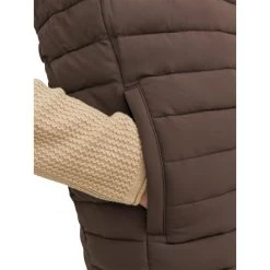 JACK&JONES Premium Doudoune Sans Manches Premium Avec Sans Manches Et Col Montant Marron Matelassée -Passons à la mode masculine ! 119046 156301vt doudoune sans manches premium avec sans manches et col montant marron matelassee 05 600x600