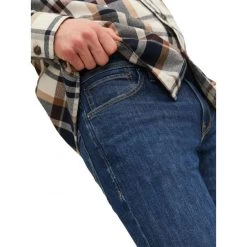 JACK&JONES Premium Jean Premium Clark En Coton Indigo Délavé -Passons à la mode masculine ! 119047 156306vt jean premium clark en coton indigo delave 03 600x600