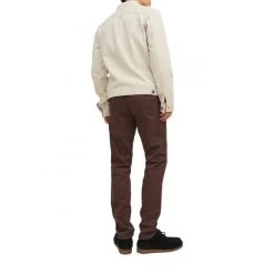 JACK&JONES Premium Pantalon Premium Marco Bowie En Coton Marron -Passons à la mode masculine ! 119049 156303vt pantalon premium marco bowie en coton marron 04 600x600