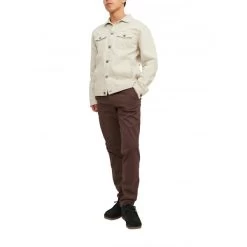JACK&JONES Premium Pantalon Premium Marco Bowie En Coton Marron -Passons à la mode masculine ! 119049 156303vt pantalon premium marco bowie en coton marron 05 600x600