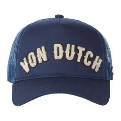 Casquette Von Dutch Bleu Marine Bi-matière