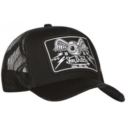 Casquette Von Dutch Noire Bi-matière