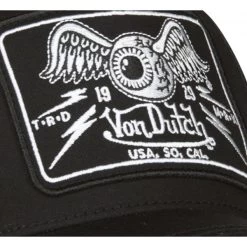 Casquette Von Dutch Noire Bi-matière -Passons à la mode masculine ! 119102 157073vt casquette von dutch noire bi matiere 03 600x600