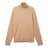 Pull Col Roulé Tom Tailor Avec Manches Longues Beige Chiné