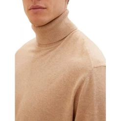 Pull Col Roulé Tom Tailor Avec Manches Longues Beige Chiné -Passons à la mode masculine ! 119655 156855vt pull col roule tom tailor avec manches longues beige chine 03 600x600