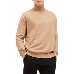 Pull Col Roulé Tom Tailor Avec Manches Longues Beige Chiné -Passons à la mode masculine ! 119655 156855vt pull col roule tom tailor avec manches longues beige chine 05 600x600