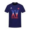 Le Coq Sportif T-shirt Coq Sportif Coton Avec Manches Courtes Et Col Rond Bleu -Passons à la mode masculine ! 120688 154396vt t shirt coq sportif coton avec manches courtes et col rond bleu 01 600x600
