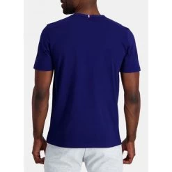 Le Coq Sportif T-shirt Coq Sportif Coton Avec Manches Courtes Et Col Rond Bleu -Passons à la mode masculine ! 120688 154396vt t shirt coq sportif coton avec manches courtes et col rond bleu 03 600x600