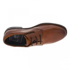 Derbies Bugatti En Cuir Cognac Et à Lacets Ronds -Passons à la mode masculine ! 121347 20175ch derbies bugatti en cuir cognac et a lacets ronds 05 600x600