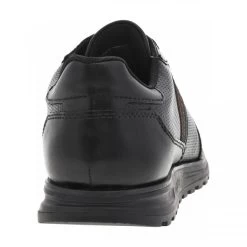 Sneakers Bugatti En Cuir Noires Et à Lacets -Passons à la mode masculine ! 121348 20176ch sneakers bugatti en cuir noires et a lacets 04 600x600