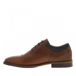 Derbies Bullboxer(H) En Cuir Marron à Talon Décroché Bas Et à Lacets Ronds Bleus -Passons à la mode masculine ! 121432 20329ch derbies bullboxerh en cuir marron a talon decroche bas et a lacets ronds bleus 03 600x600