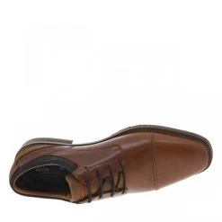 Derbies Bullboxer(H) En Cuir Marron à Talon Décroché Bas Et à Lacets Ronds Bleus -Passons à la mode masculine ! 121432 20329ch derbies bullboxerh en cuir marron a talon decroche bas et a lacets ronds bleus 05 600x600