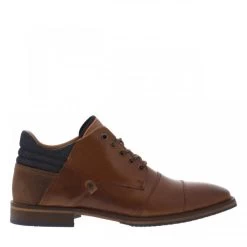 Derbies Bullboxer(H) En Cuir Brun à Talon Décroché Bas Et à Lacets Ronds Marron