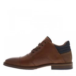 Derbies Bullboxer(H) En Cuir Brun à Talon Décroché Bas Et à Lacets Ronds Marron -Passons à la mode masculine ! 121436 20333ch derbies bullboxerh en cuir brun a talon decroche bas et a lacets ronds marron 03 600x600