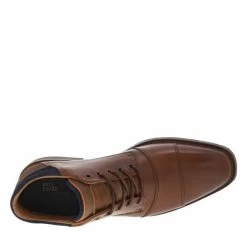 Derbies Bullboxer(H) En Cuir Brun à Talon Décroché Bas Et à Lacets Ronds Marron -Passons à la mode masculine ! 121436 20333ch derbies bullboxerh en cuir brun a talon decroche bas et a lacets ronds marron 05 600x600