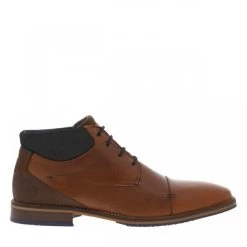 Derbies Bullboxer(H) En Cuir Marron à Talon Décroché Bas Et à Lacets Ronds