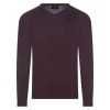 Pull Col V Teddy Smith En Coton Rouge Bordeaux -Passons à la mode masculine ! 121663vtah21 01 600x600