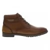 Bottines Redskins En Cuir Cognac à Talon Plat Avec Des Lacets Ronds Marron -Passons à la mode masculine ! 122008 21060ch bottines redskins en cuir cognac a talon plat avec des lacets ronds marron 01 600x600