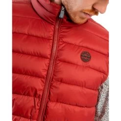 Doudoune Sans Manches Mise Au Green Avec Col Montant Rouille -Passons à la mode masculine ! 122532 158317vt doudoune sans manches mise au green avec col montant rouille 03 600x600