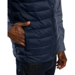 Doudoune Sans Manches Mise Au Green Avec Col Montant Bleu Marine -Passons à la mode masculine ! 122535 158314vt doudoune sans manches mise au green avec col montant bleu marine 04 600x600