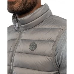 Doudoune Sans Manches Mise Au Green Avec Col Montant Anthracite -Passons à la mode masculine ! 122536 158313vt doudoune sans manches mise au green avec col montant anthracite 04 600x600