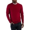 Pull Col Rond Mise Au Green En Coton Avec Manches Longues Rouge -Passons à la mode masculine ! 122676 158375vt pull col rond mise au green en coton avec manches longues rouge 01 600x600