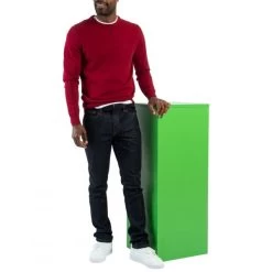 Pull Col Rond Mise Au Green En Coton Avec Manches Longues Rouge -Passons à la mode masculine ! 122676 158375vt pull col rond mise au green en coton avec manches longues rouge 05 600x600