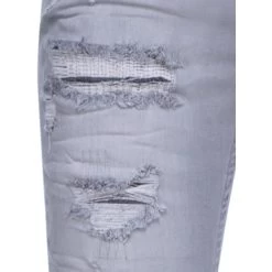 Jean Slim Project X En Coton Gris Effet Déchiré -Passons à la mode masculine ! 123569vtah21 03 600x600