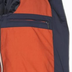 Blouson Dela Lui Marine Avec Manches Longues Et Col Sans Capuche -Passons à la mode masculine ! 130161vtpe22 03 600x600