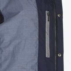 Blouson Dela Lui Marine Avec Manches Longues Et Col Sans Capuche -Passons à la mode masculine ! 130161vtpe22 04 600x600