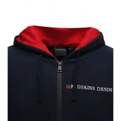 Sweat Zippé à Capuche Redskins En Coton Bleu Marine -Passons à la mode masculine ! 131023vtpe22 03 600x600