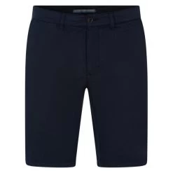 Bermuda Chino Lcdn En Coton Bleu Marine à Imprimé à Point
