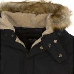 Parka Longue à Capuche Teddy Smith Kaki Avec écusson Cousu -Passons à la mode masculine ! 137024vtah22 03 600x600
