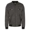 Blouson à Col Motard Avec 4 Poches Zippées Deeluxe Gris -Passons à la mode masculine ! 147118vtpe23 01 600x600