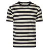 Armor-Lux T-shirt Avec Manches Courtes Et Col Rond Armor Lux Coton Mélangé écru Rayé -Passons à la mode masculine ! 147190vtpe23 01 600x600